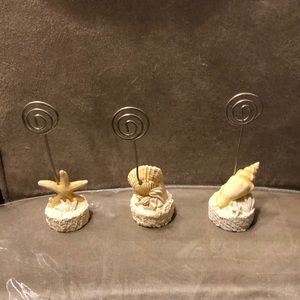 3 Seashell Picture Holders 🐚